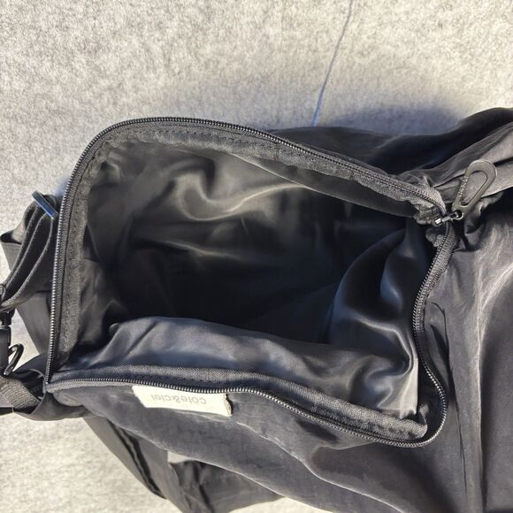Cote & Ciel Black Nylon Zip Close Crossbody Bag Backpack Adjustable Strap Pocket main image 12